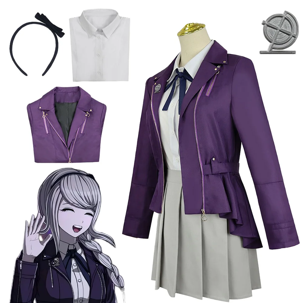 

Fantasia Hundred Line Kirifuji Nozomi Cosplay JK Uniform Anime Game Disfraz Costume Women Halloween Carnival Party Clothes
