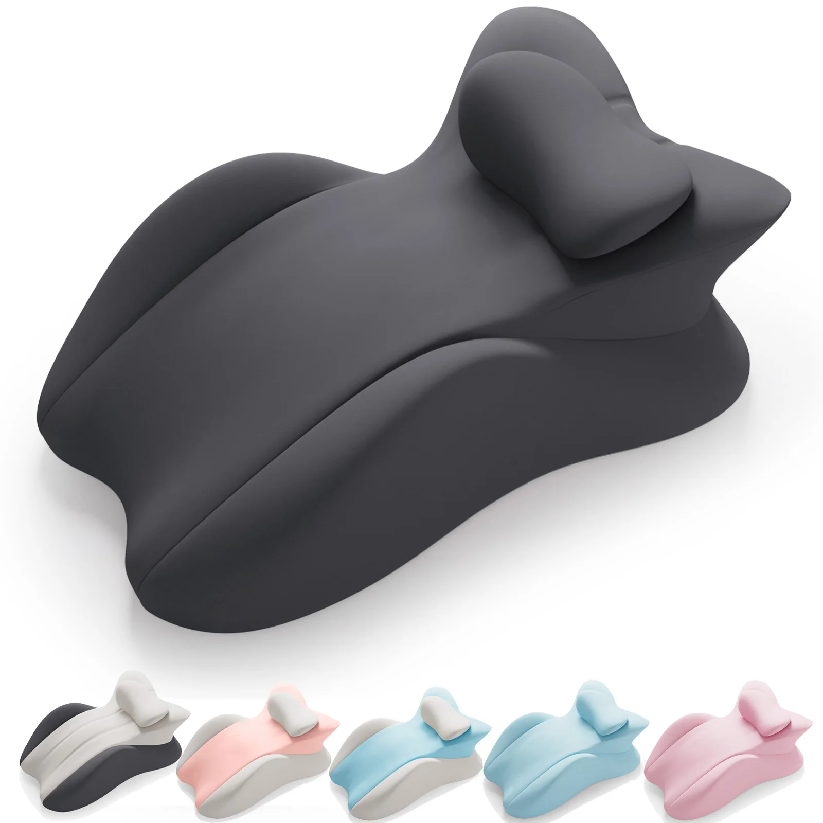 Ergonomisches, neigbares Kissen aus Memory-Schaum, mehrfachpositionales Keilkissen mit abnehmbarem Bezug, Paar-Bettkissen zur Linderung von Körperschmerzen