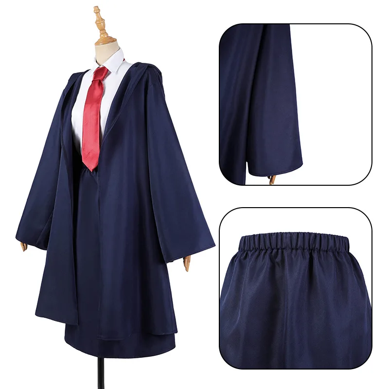 Cosplay mashle magia e músculos limão irvine cosplay traje peruca adler rob trench chapelaria uniforme escolar roupa diária feminina