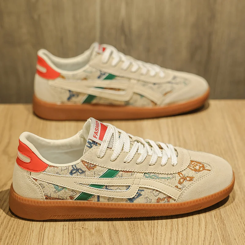 

Men's Casual Sports Shoes with Thick Sole – Multi-Functional Running Style, Lightweight Breathable Lining. Perfect for Outdoor A