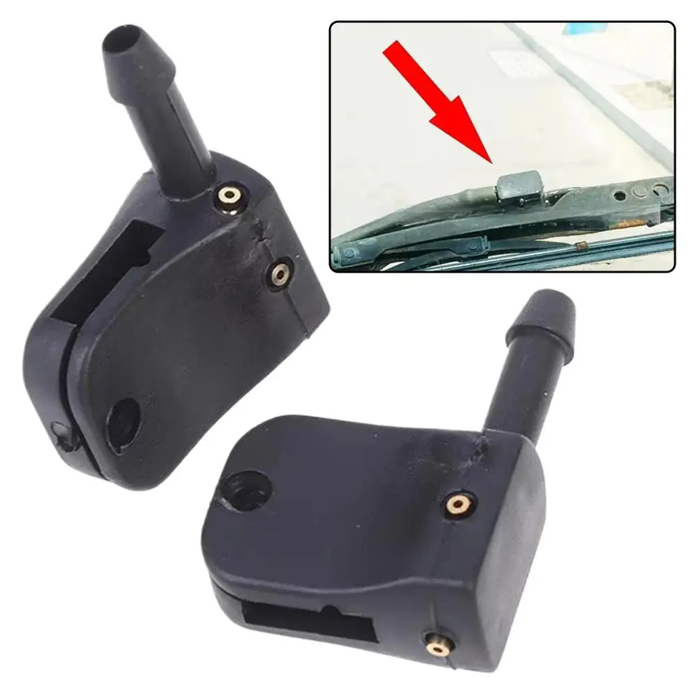 Front Windshield Washer Nozzle Dual Spray for Winter Summer Driving