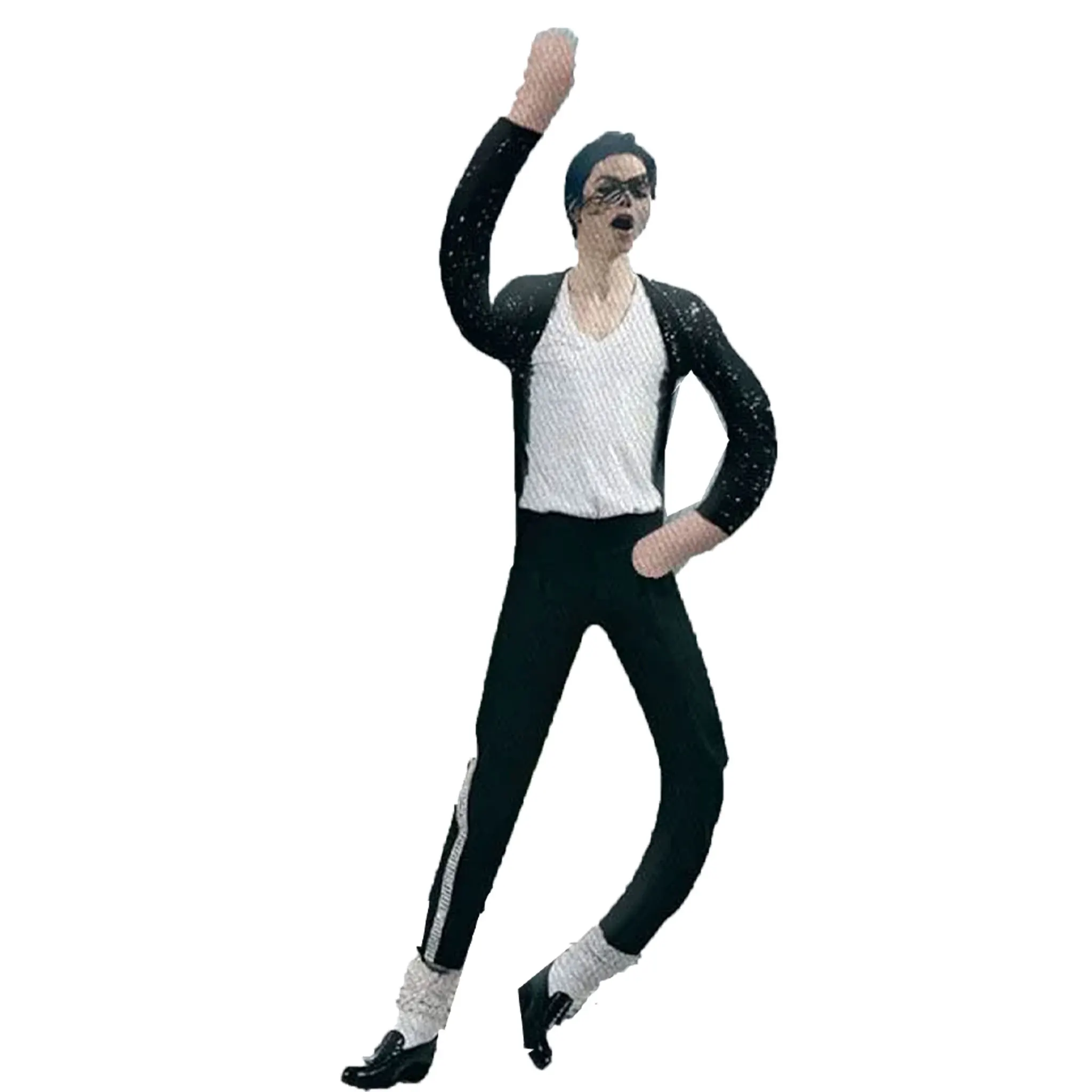 Anime Cosplay MJ Michael Jackson Plüschfigur, Plüschpuppe, Stofftier, Raumdekoration, abstrakte Bewegliche Requisiten – Detail 20