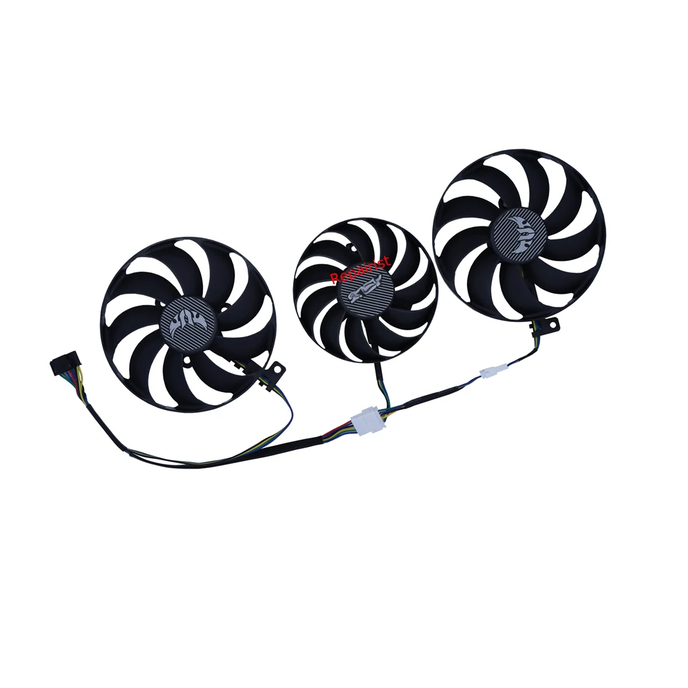 3Pcs/Set,FDC10H12D9-C,Video Card Cooler Fan,For ASUS TUF3 RX 5700 XT OC 8G EVO GAMING,TUF3 RX 5600 XT 5600XT OC 6G EVO GAMING