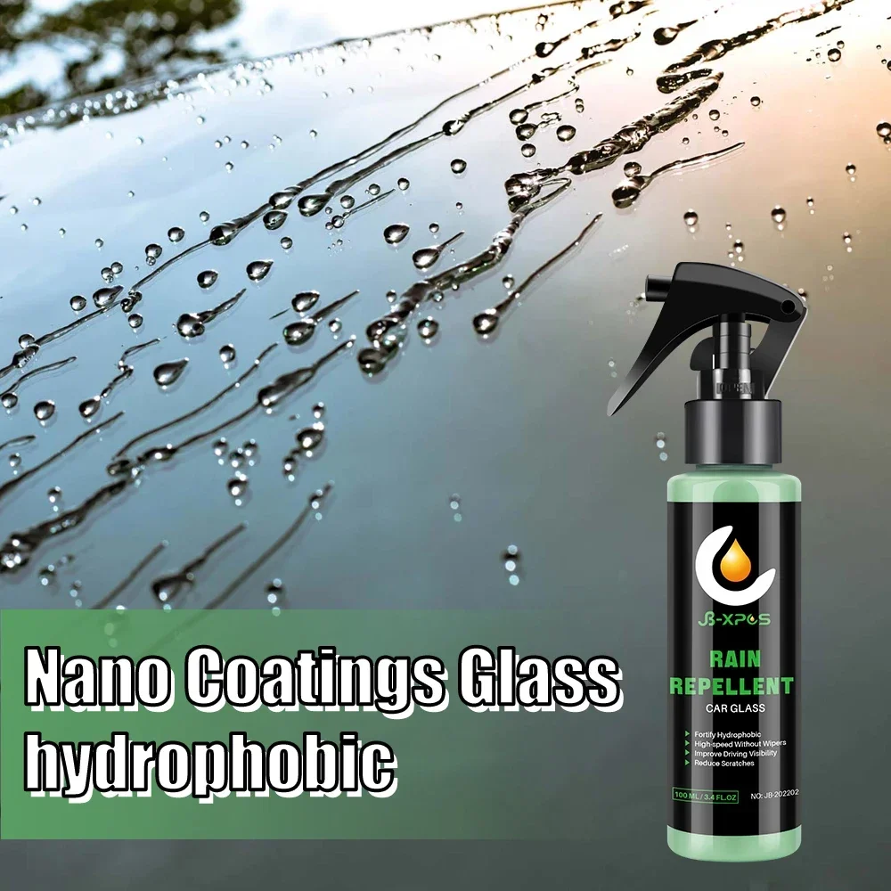 2024New Water Repellent Spray Anti Rain Coating For Car Glass Hydrophobic Anti-rain Car Liquid Windshield Mirror Water Repellent