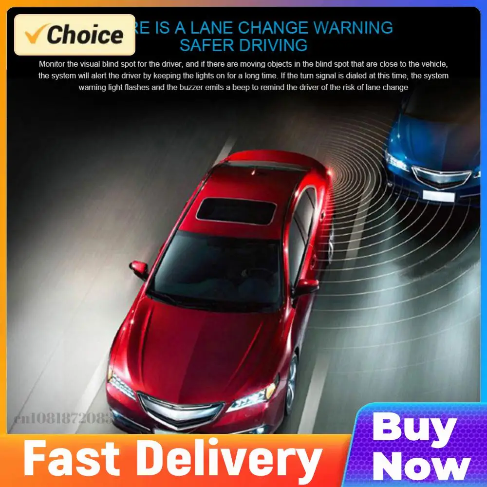 BSD Warning Light Car Blind Spot Detection IP67 Waterproof Assist Lane Changing Blind Spot Monitoring System Radar Detection Set