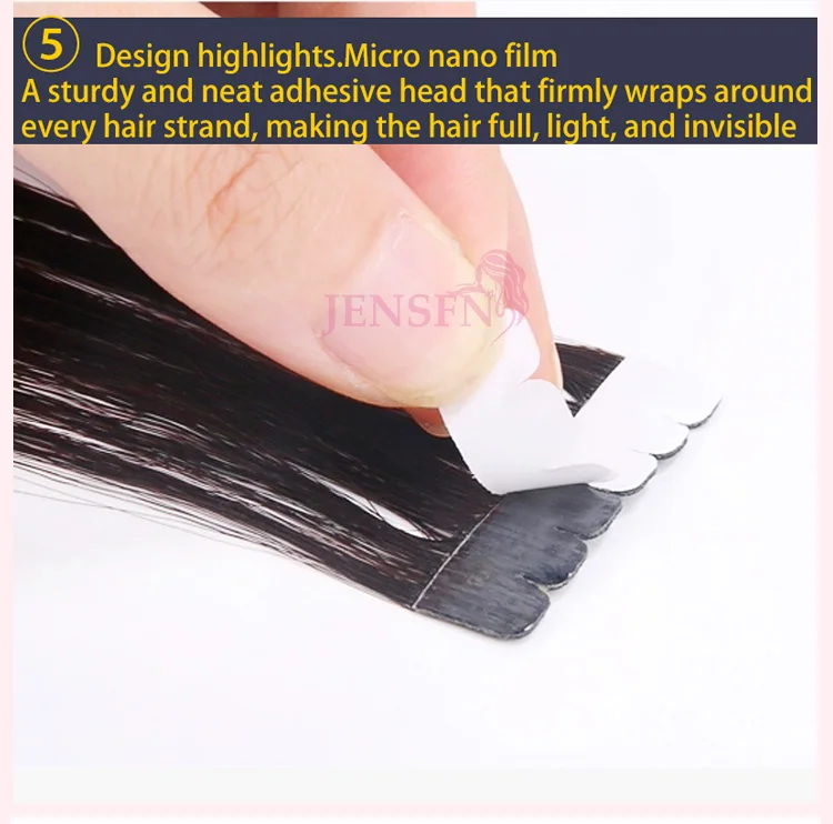 Mini Tape In Hair Extensions 100% Remy Natural Human Hair 16