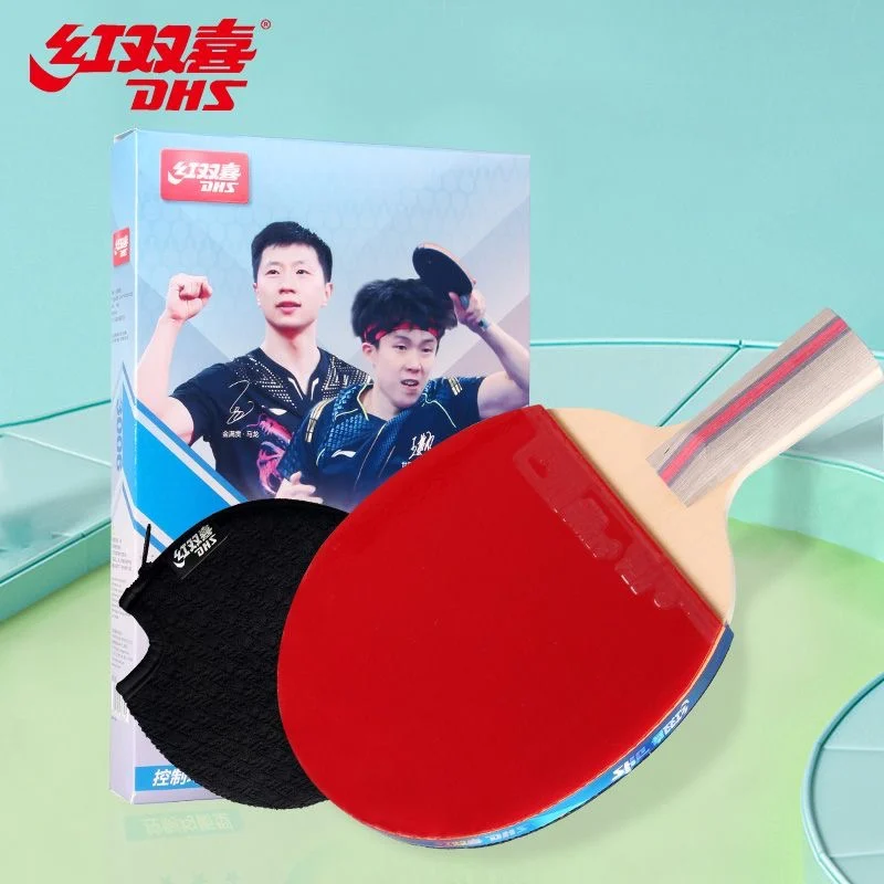 

Original DHS Table Tennis Racket H3006 PF4 Rubber 3-star Level Ping Pong Bat Round Case Sports Fitness Table Tennis Equipment