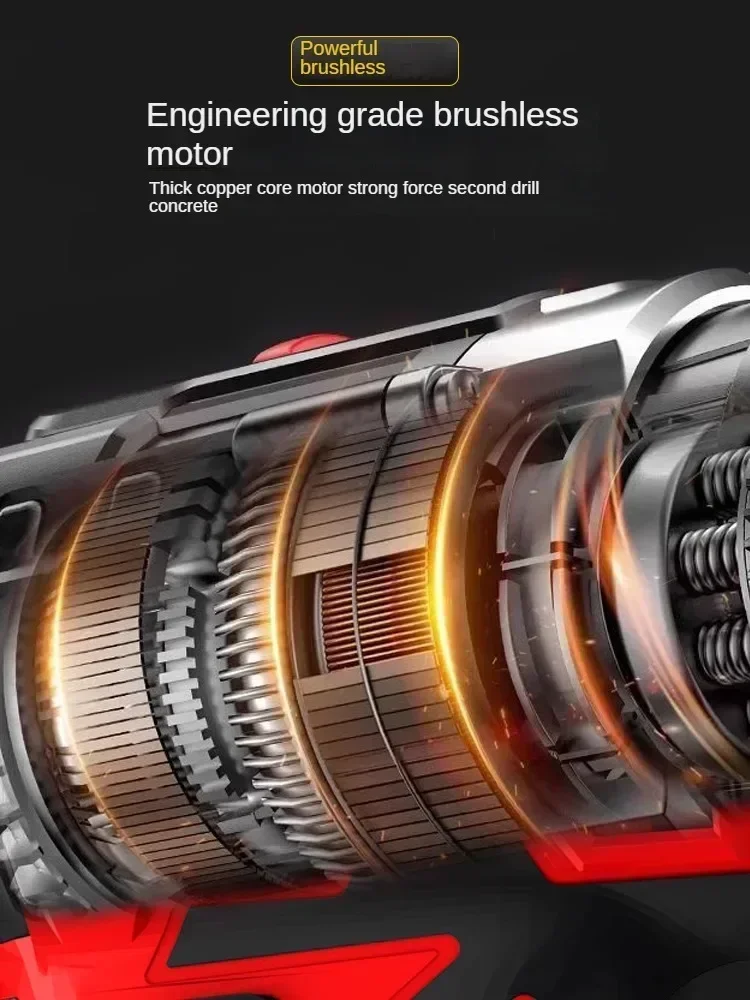 Powerful Brushless Drill and Impact Driver Combo with Lithium Ion Battery for Home Use