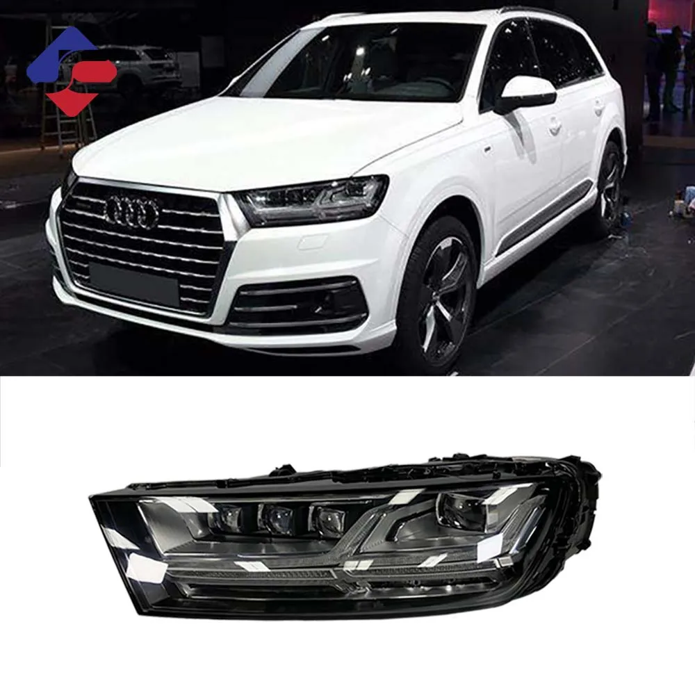 

For 2018 Audi Q7 Q7L LED Headlight Assembly Upgrade New Matrix Headlamp Auto Lighting Systems Car Accessories