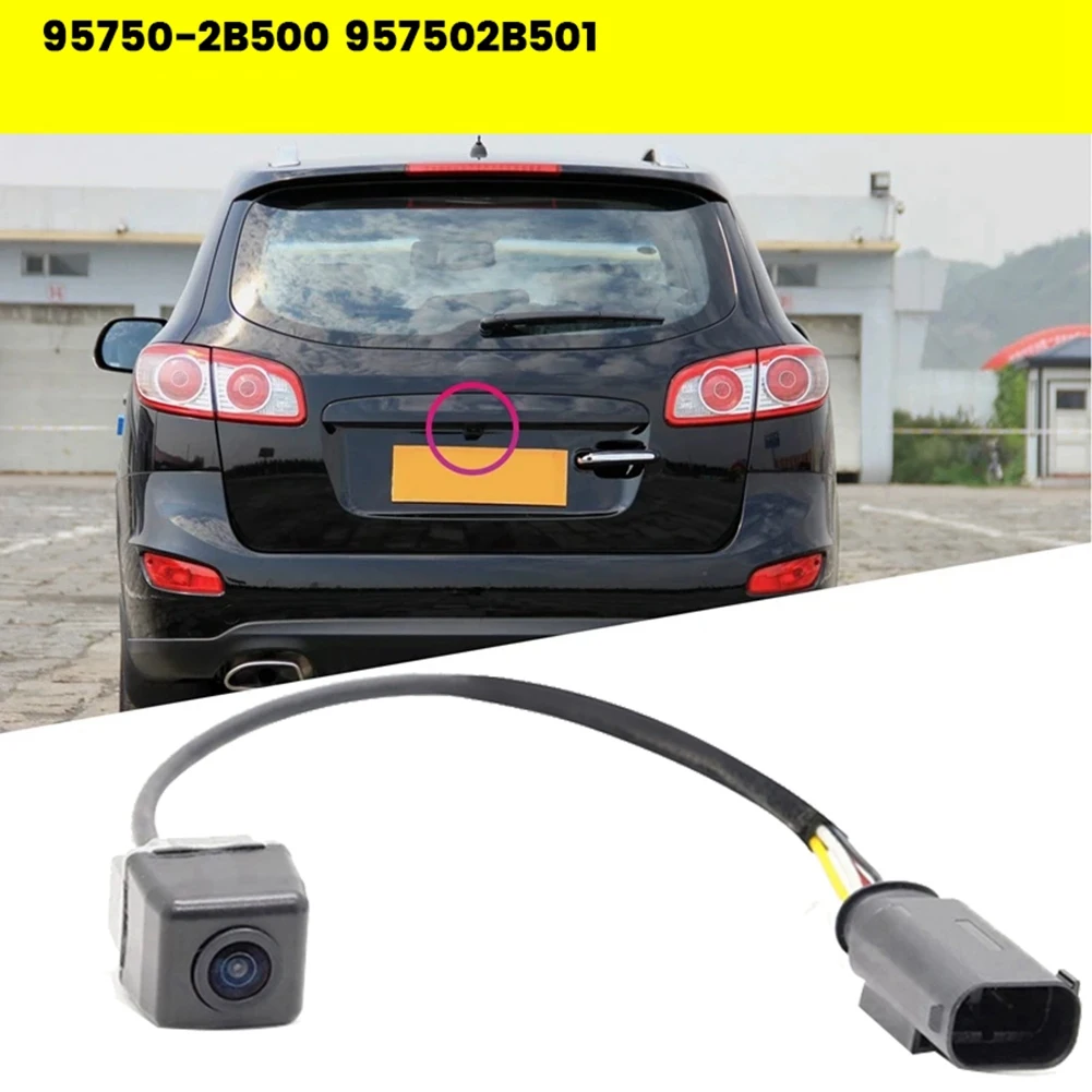 

Car Rear View Camera Assy 95750-2B500 957502B501 For Santa Fe 2009-2012 Backup Park Assist Camera 95750-2B502