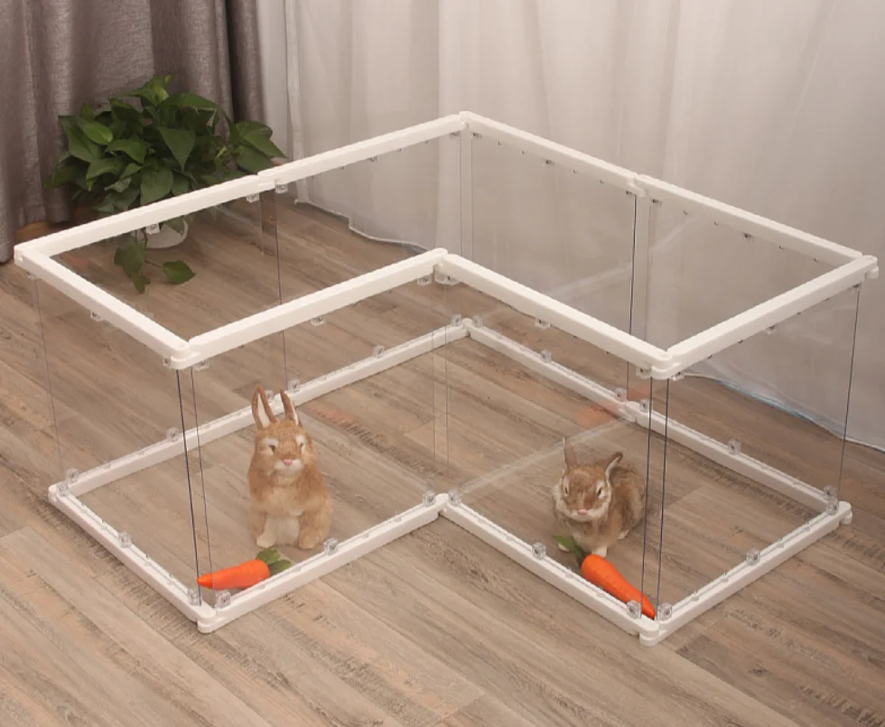 Transparent Fence Indoor Rabbit Cage Rabbit House Rabbit Cage