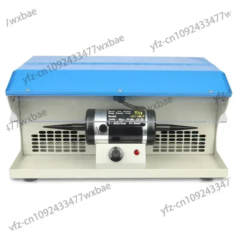 Bench Grinder Polisher Jewelry Polisher Machine 110V/220V  with Dust Collector 800W Polishing Grinding Motor