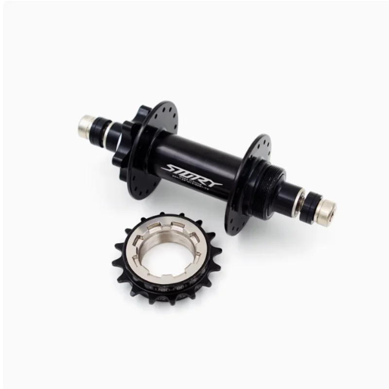 Single-Speed Rear Hub with Threaded Screw, 16T, 135mm * 10mm, Fit for Street Climbing, slope Car