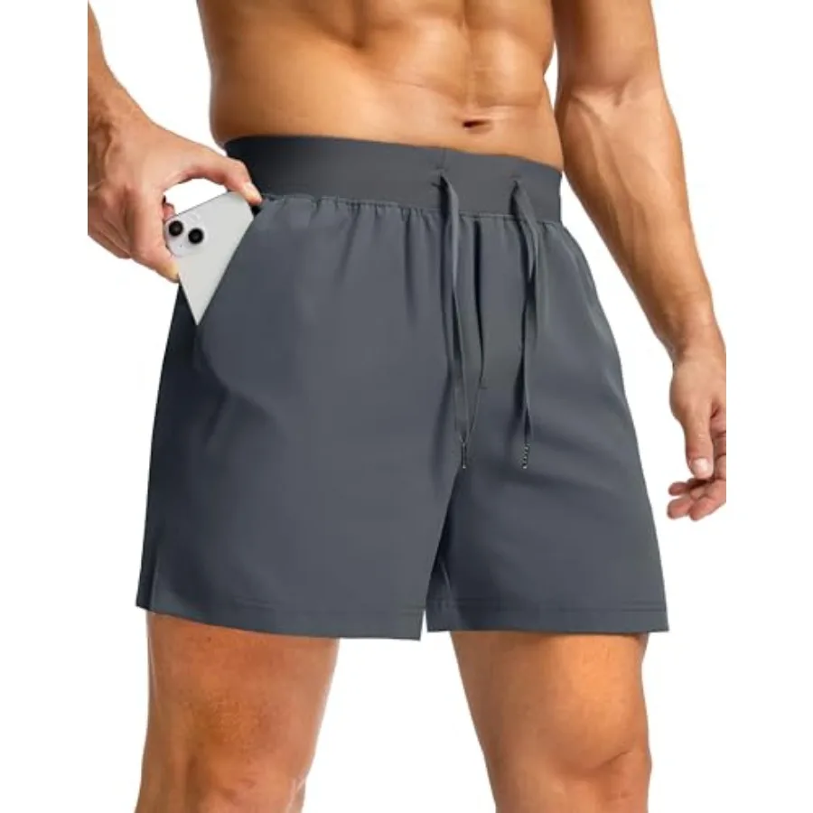 

Мужские шорты для бега Soothfeel с карманами на молнии 9"/7"/5", легкие спортивные шорты для баскетбола, тренажерного зала и тренировок