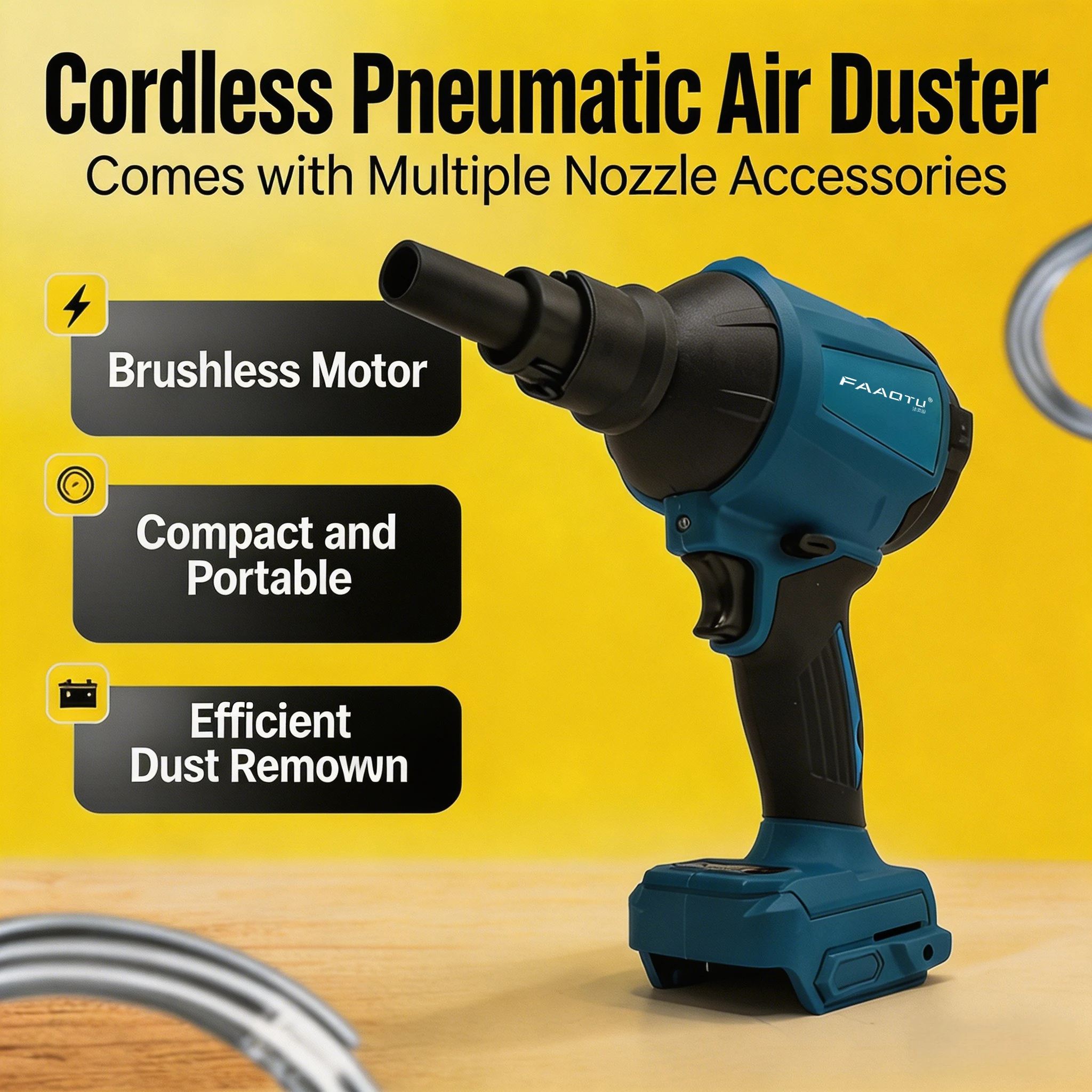 faaotu-handheld-air-duster-gun-matches-mt-output-powerful-cleaning-for-narrow-gaps suitable-for-mt-18v-batteries-no-battery