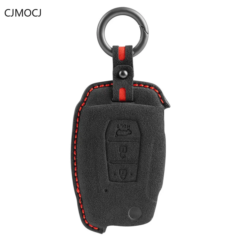 

Key Case for SsangYong Korando & Rexton - Premium Leather Key Protector Cover Keybag Keychain