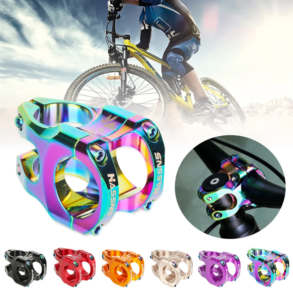 Mountain Bike Handlebar Stem For Personalized Style And Short Handle orange Choose Multiple Colors Bike accessory tool