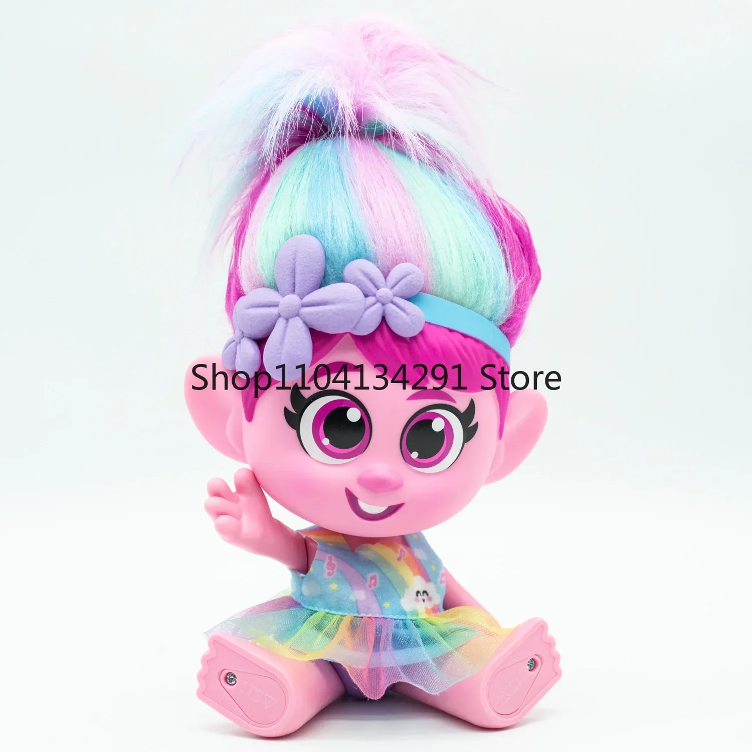 Original Pferdeschwanz, Prinzessin Bobbi, singende Puppe aus Trolle, 2-Puppe für Mädchen, Rollenspiel, niedliche Kinderspielzeug-Geschenkfigur