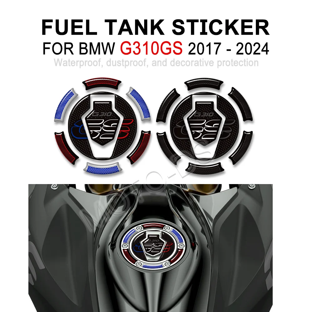 Motorcycle Fuel Tank Pad Protector Stickers Body Fairing Decals  For BMW G310GS G 310 GS G310 Adventure ADV 2017 - 2024 ﻿