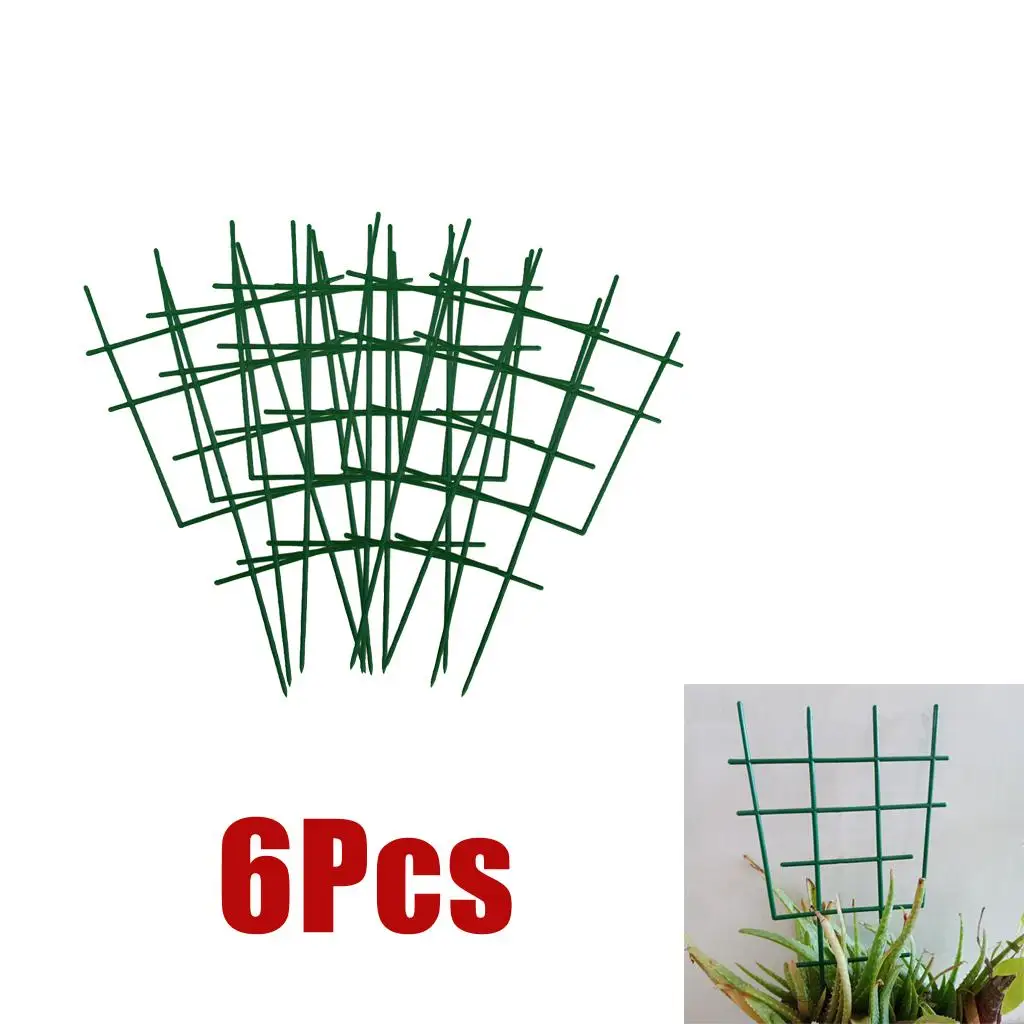 Mini treillis pour plantes grimpantes, bricolage, durable, jardin vert, 12 po, 6 pièces