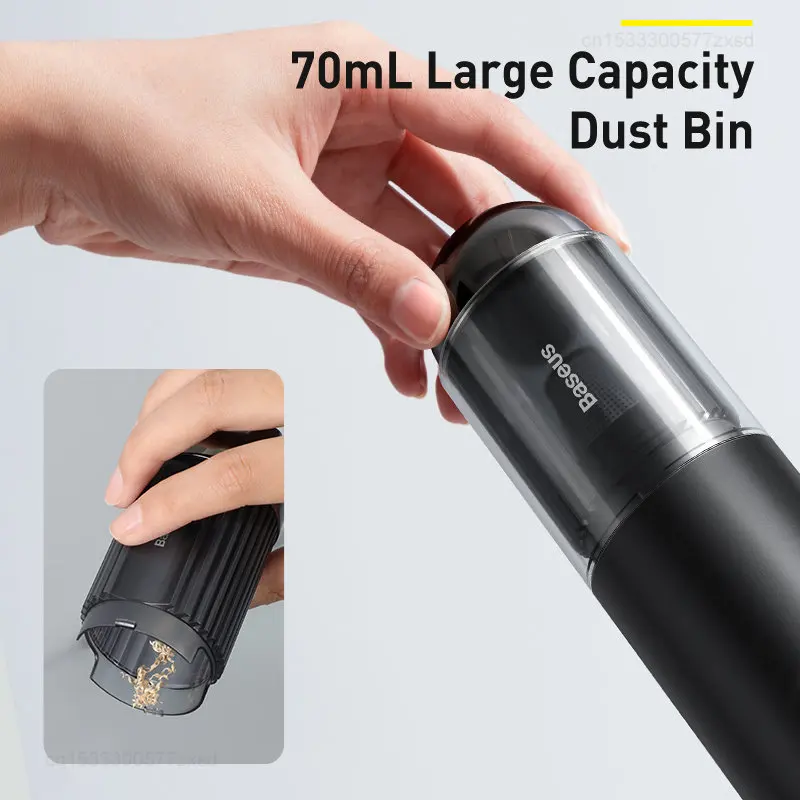 Xiaomi Baseus 15000Pa Car Vacuum Cleaner Wireless Vacuum Cleaner for Home with LED Light Portable Handheld Vacuum Cleaner A3