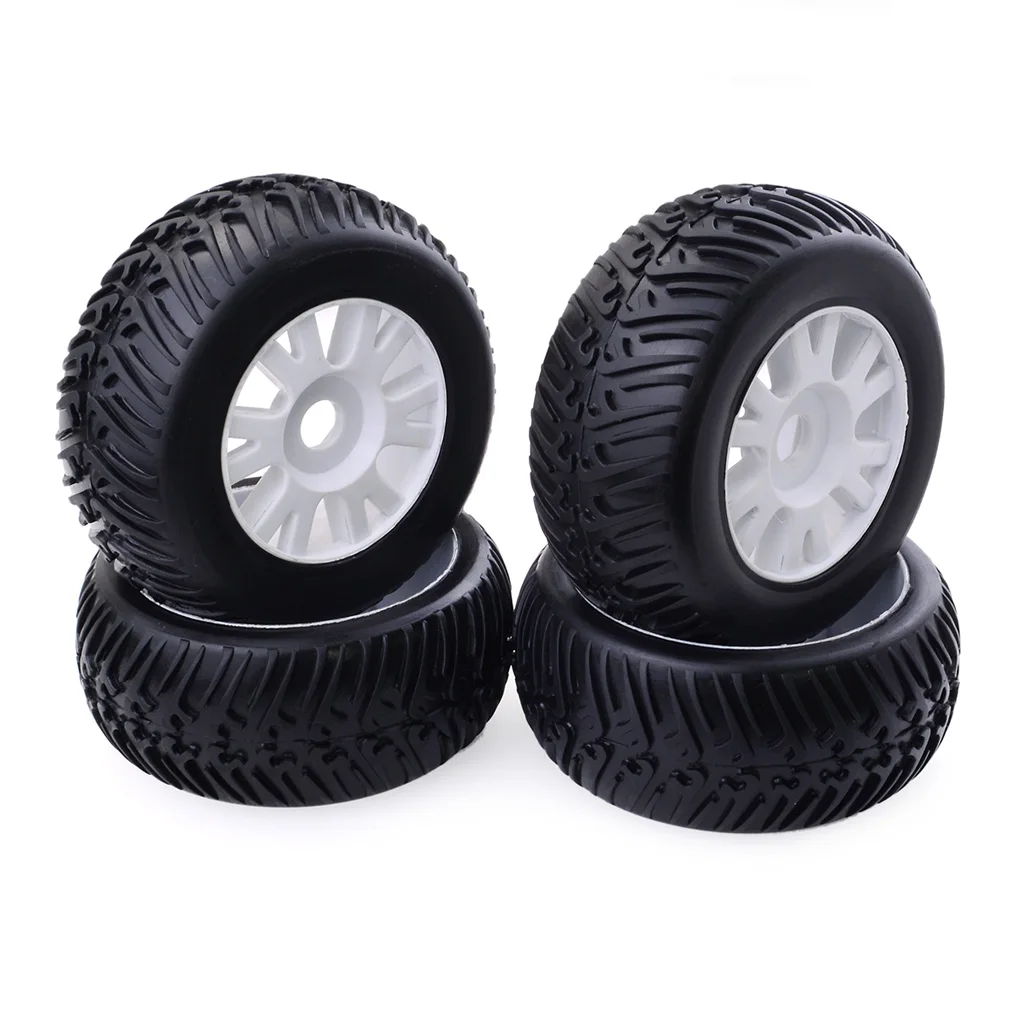 4pcs ZD Racing 1/8 Short Truck Car Glued Tires Wheels