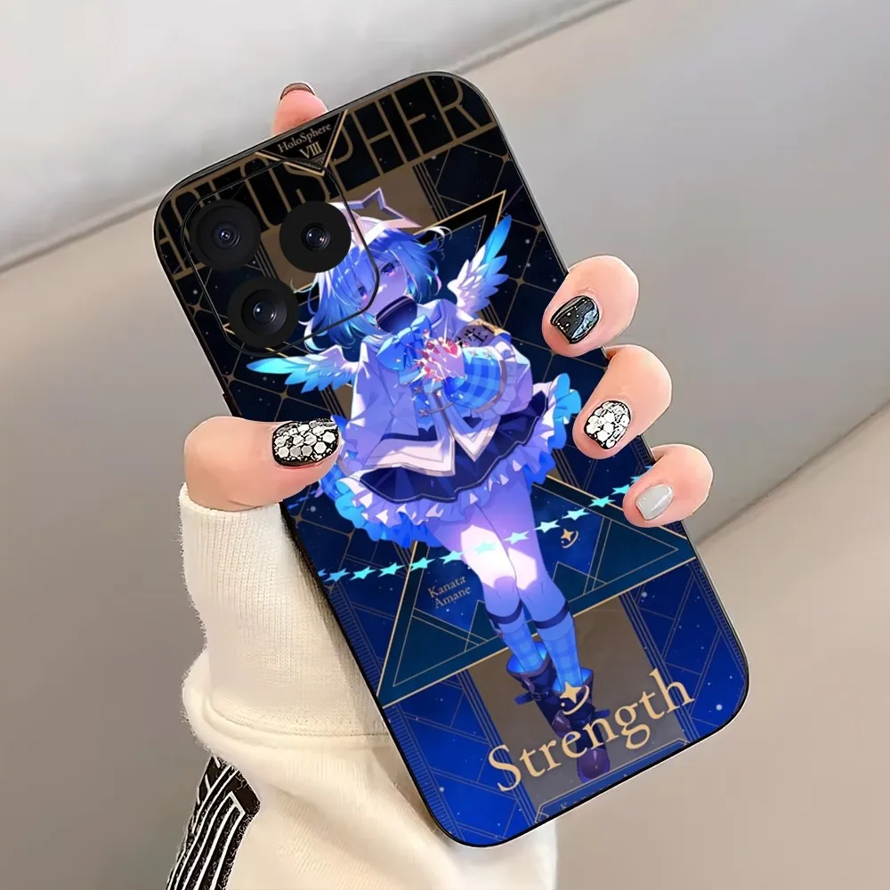 Amane Kanata Hololive Phone Case For iPhone 8 11 12 13 Pro 14 15 Mini X XR XS max Plus Shell