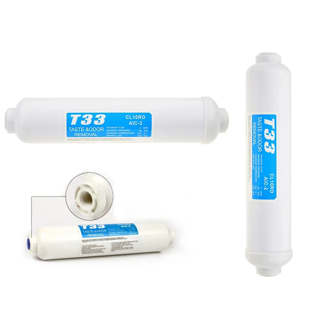 Universelle Küchenwasserfilterkartusche T33, schnelle Durchflussrate, kompatibel mit Aquarium, BPA-frei, langlebiges Sicherheits-Upgrade – Detail 9