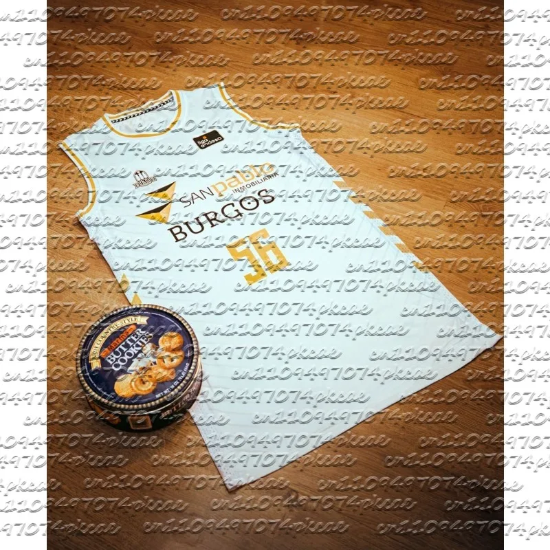 San Pablo Burgos Chaleco de camiseta de baloncesto de España con estampado 3D de moda para adultos y niños Ropa deportiva cómoda y transpirable de secado rápido