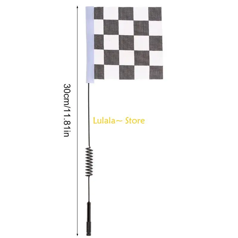 

Y4QA Remote Control Model Car Antennas and Flag Crawlers Car Decoration Modified Kits