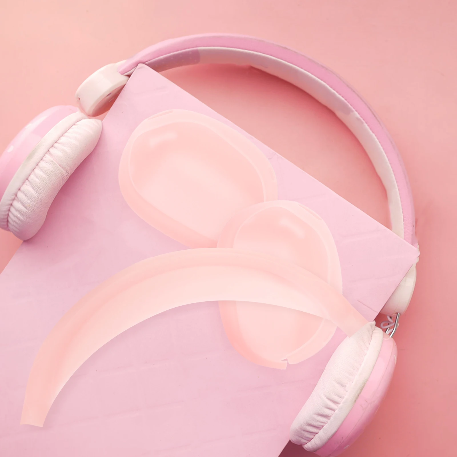 

1 set Covers Silicone TPU Earphone Protective Cushion Shockproof Soft Wireless Headphone Case Headband Cover Pads for Earbuds