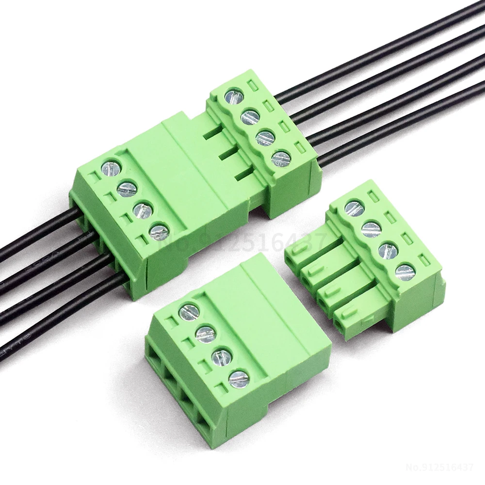 (5 Sets) 15EDGKP 15EDGRK 3.81mm 3.5mm Solderless Butt Butt Pair Plug-in Complete Set of Plug-in Terminals 2~24P 2EDGRK 3.5 3.81