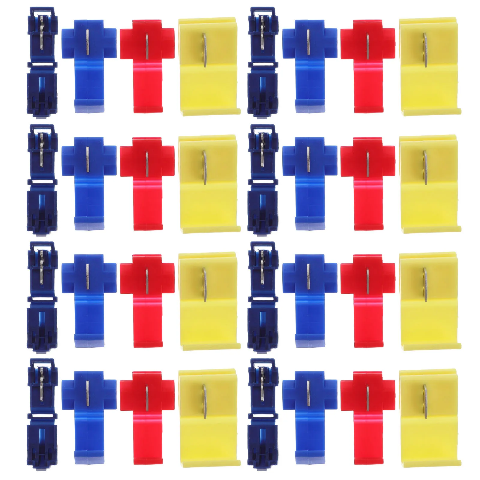 

65 шт., комплект разъемов для быстрого сращивания проводов, Т-образный кран, беспаечные электрические обжимные клеммы для автомобильной морской бытовой проводки