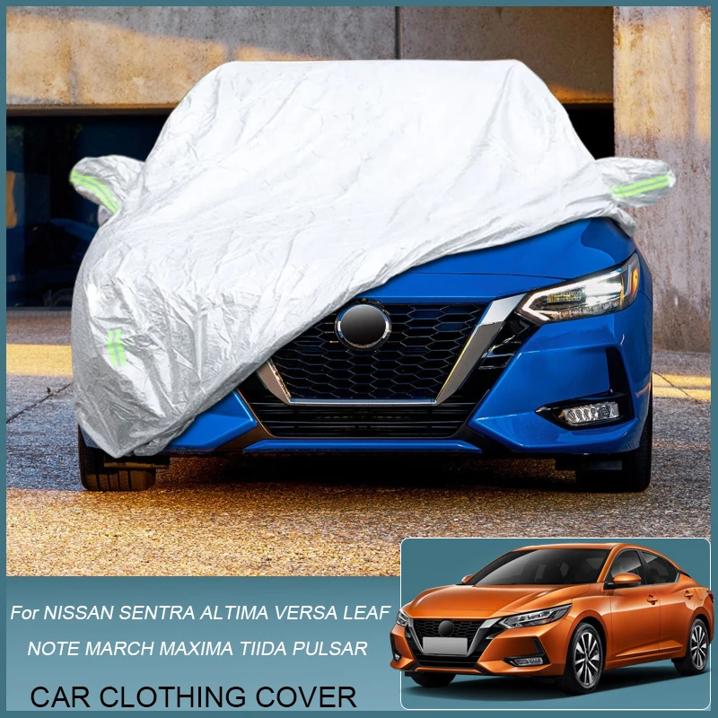 

Car Cover Rain Frost Snow For Nissan Altima L34 LEAF March Maxima NOTE Sentra Sentra Sylphy Tiida Versa Sunny Dust Waterproof