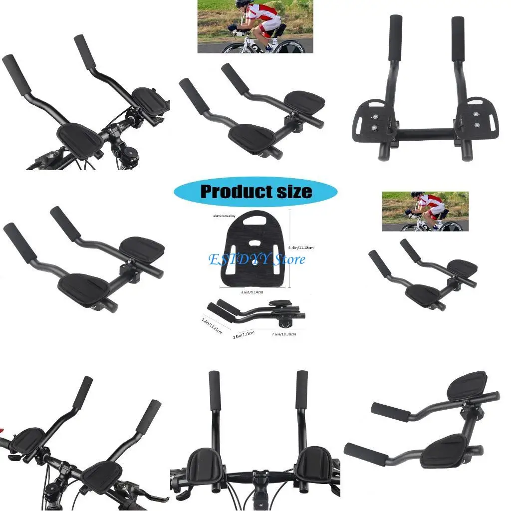 

G6DE Bicycles Armrest Handlebars Aluminum Armrest Rod for Mountain Bike Handlebars