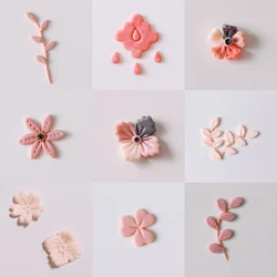 Mini Polymer Clay Earring Cutter Soft Pottery Polymer Clay Thin Cut DIY Earring Jewelry Pendant Pressed Petal Leaf Cutting Mould