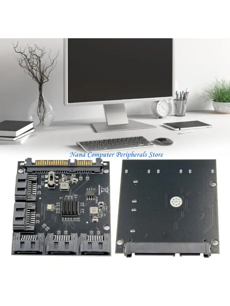 F68C SATAs 1 to 5 Converters Multiple Device Synchronization PCBs Design Server Setups Solution