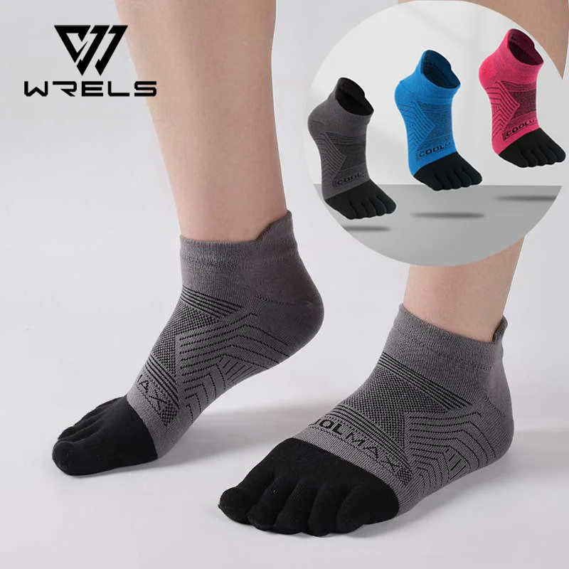 

Двойные пятипальцевые носки для бега, летние тонкие дышащие спортивные носки, профессиональные быстросохнущие носки для бега по пересеченной местности