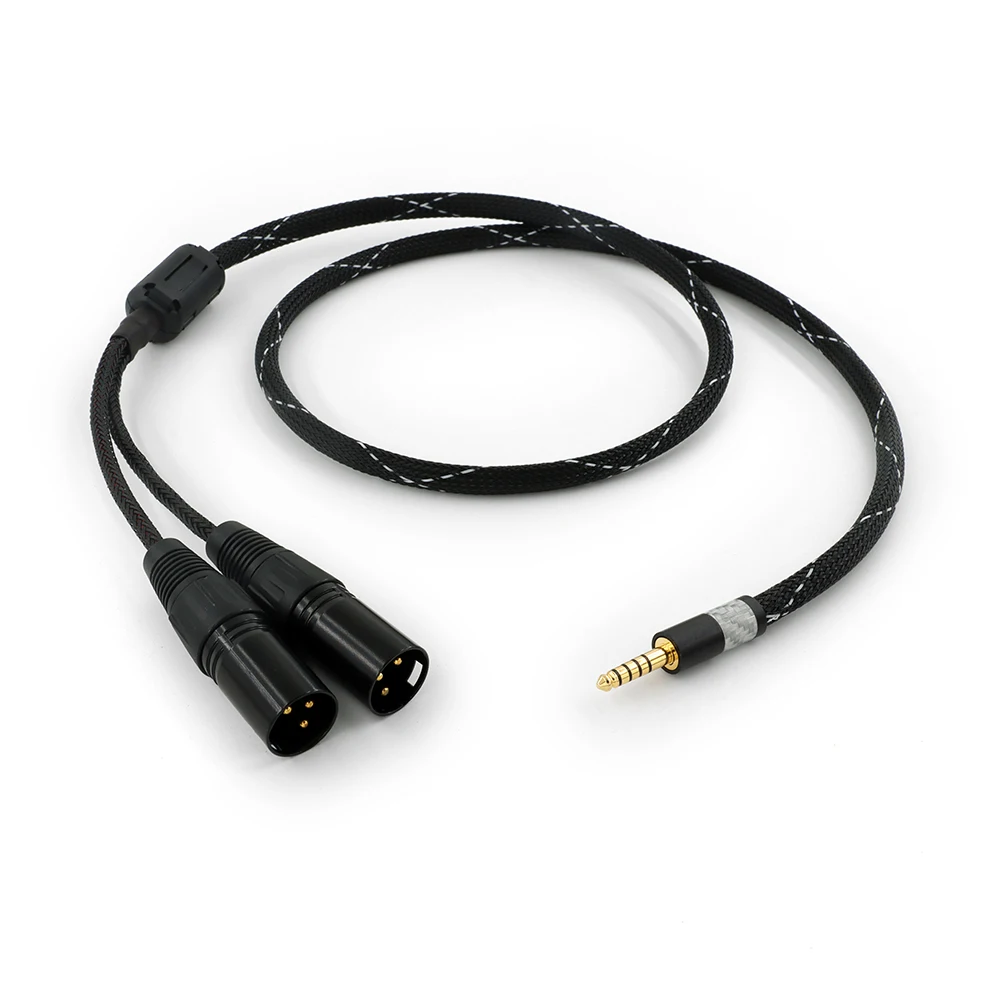 High-End HIFI Balance 4.4mm To 2 XLR Audio Cable JAPAN Canare Audio cable  / 0.5m 1m 1.5m 2m 3m 5m