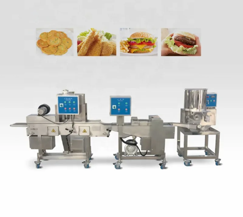 Automatic Beef Fish Potato Burger Hamburger Patty Forming Making Machine Potato Burger Patty Forming Machine  Automatic Burger P