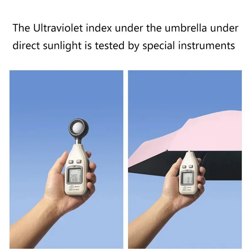 Xiaomi Mini Capsule Umbrella UV Protection Ultra Light 55% Sun Rain Umbrella Portable Lightweight Pocket Sunshade Umbrella 2024