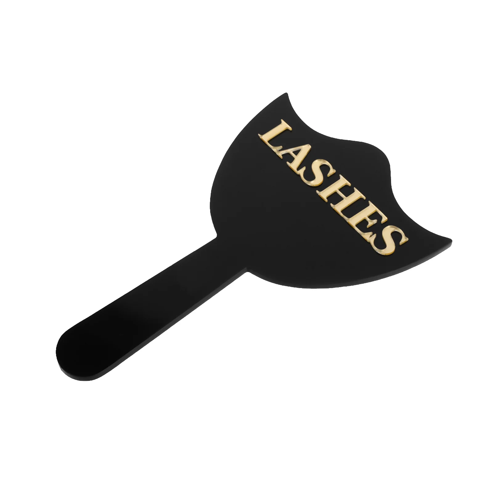 Ręczne akrylowe lusterko do rzęs, kompaktowe lusterko do makijażu podróżne, sprzęt do przedłużania rzęs w salonie, przenośny aplikator do rzęs