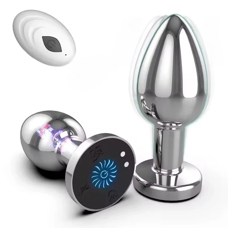 Anal Plug Dildo for Women Bullet Vibrator Sex toys for Men Prostate Massager Remote Control Metal Butt Plugs Adult Supplies 18+
