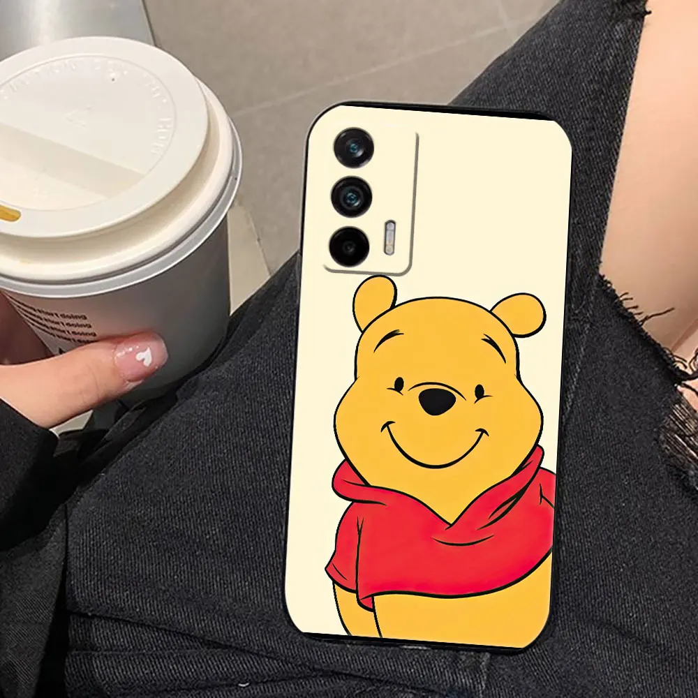 Disney Winnie The Cute Pooh Phone Case For Realme C11 C15 C20 C21 C21Y C30 C30S C33 C35 C53 C55 C63 C65 GT NEO 2 X50 Case Funda