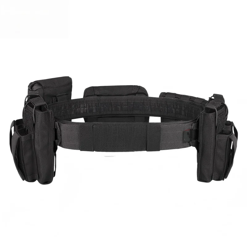 YAKEDA 6 in 1 Tactical Waist Bag Outdoor Multifunction Climbing Storage Bag Hiking Hunting Tactical Pouch Belt Pocket Bag