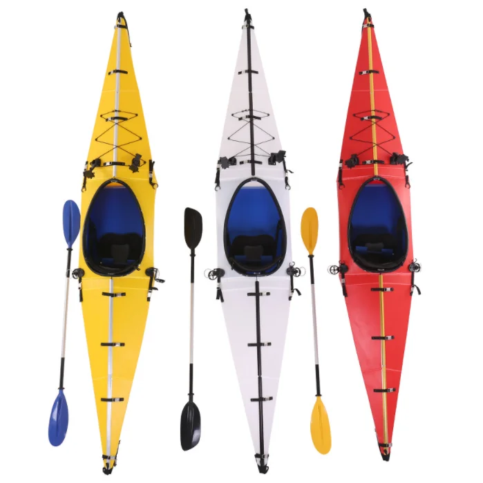 portable racing Max K1 C1 12.7 feet 1 person Drop Stitch Canoe folding Foldable Kayak