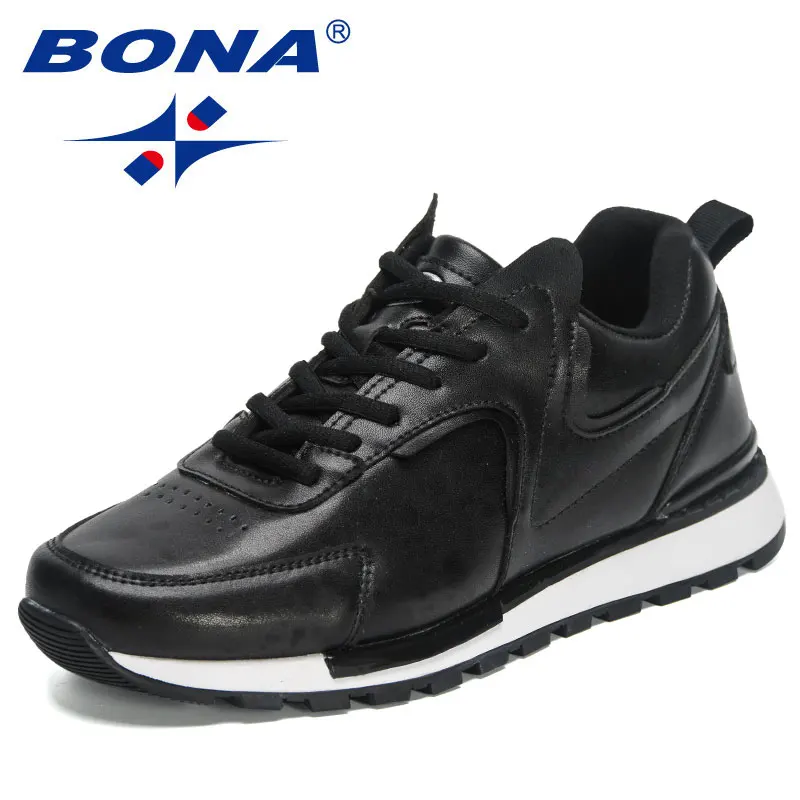 BONA 2023 New Shoes Men Outdoor Walking Shoes Man Casual Lightweight Sneakers Leisure Footwear Comfy Durable sole