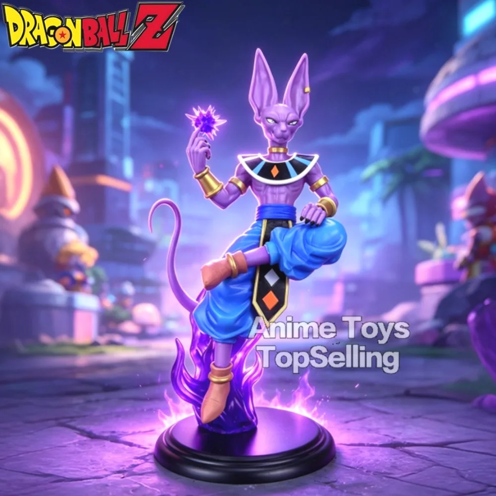 21cm Anime Dragon Ball Z Figur Beerus Actionfiguren PVC-Statue Desktop-Ornament Sammlermodell Spielzeug Geschenke