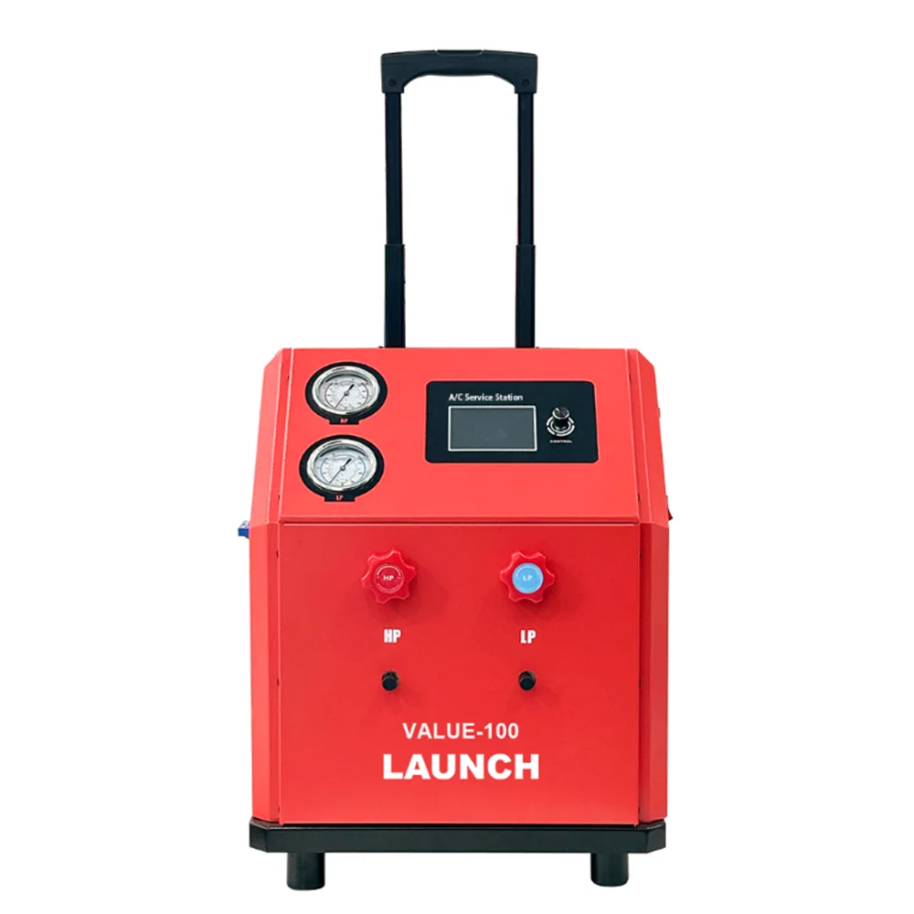 For LAUNCH Value-100 Portable Refrigerant Recovery Machine R410a Latest Model for HVAC Repair And Maintenance