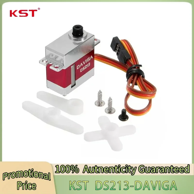 

KST DAVIGA DS213MG Metal Gear 3KG Digital Wing Coreless Servo for RC Model